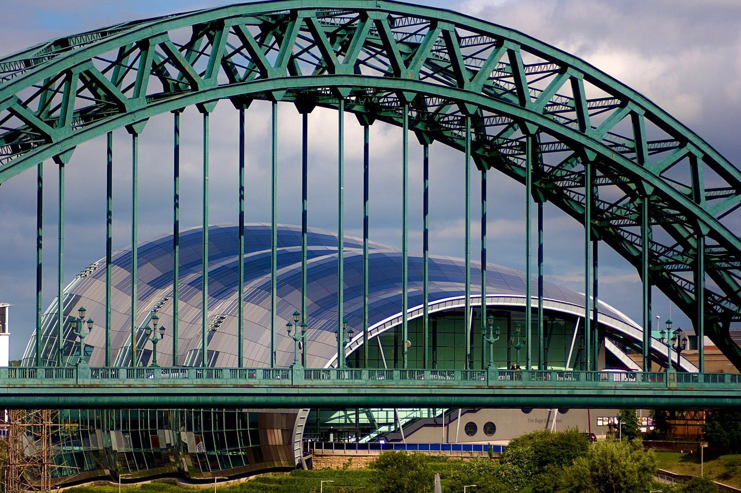 Tyne Bridge and the SageJust stumbled across this one that I took back in the summer of 2008.#tynebridge #tyneandwear #thesagegateshead #sage #newcastle #gateshead #smlp