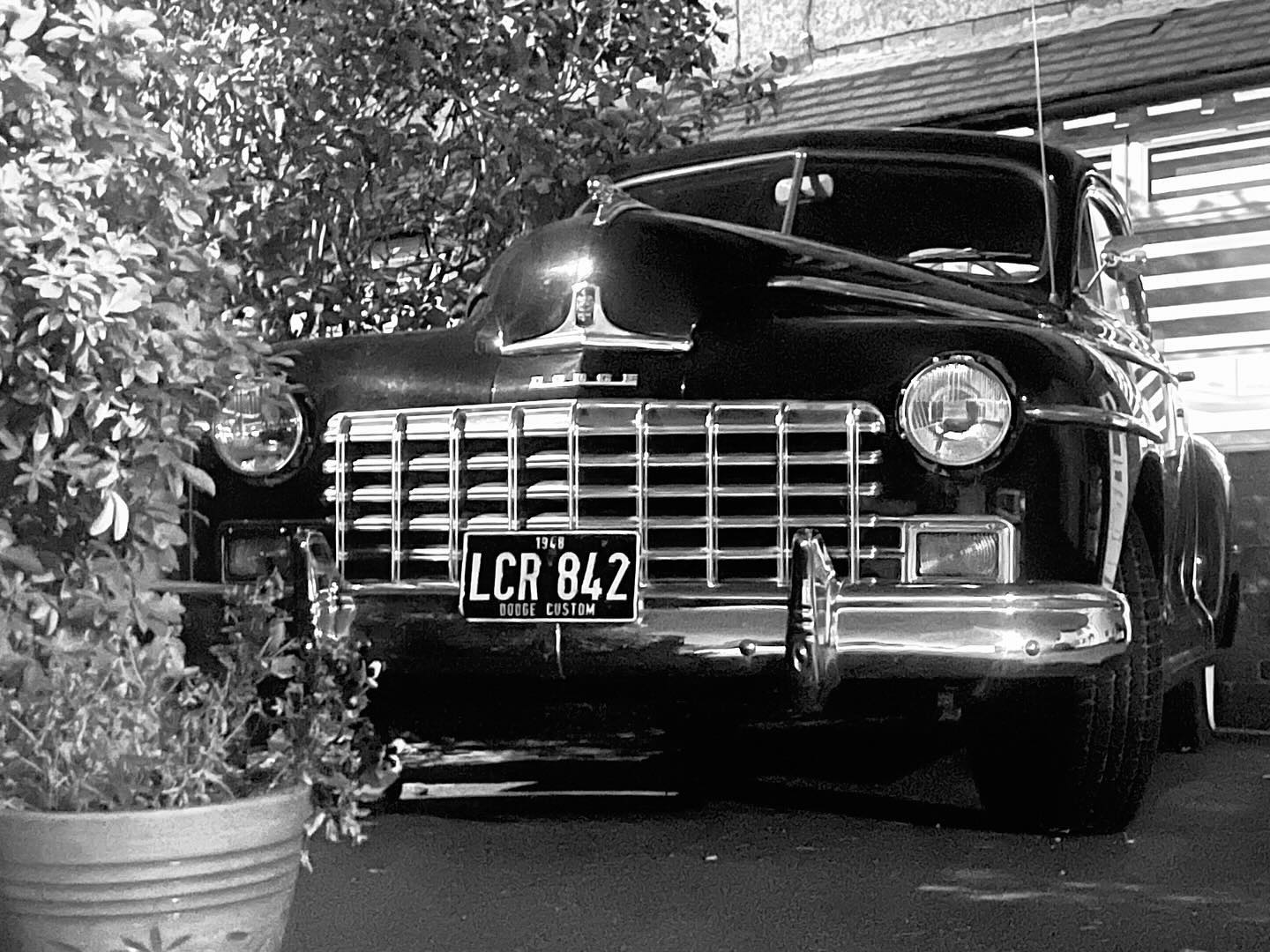 Dodge in the UK#smlp #dodge #classiccars #shotoniphone #iphoneography #blackandwhite #nightphotography