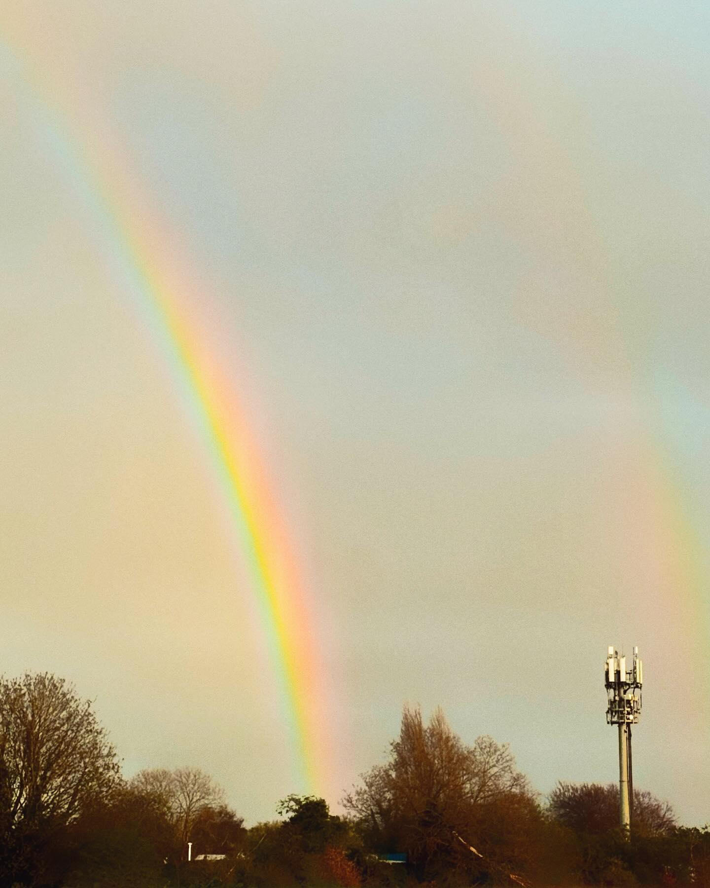 That 1970’s council estate rainbow look.@#smlp #shotoniphone #iphonography #wirral #eastham #rainbow #1970s