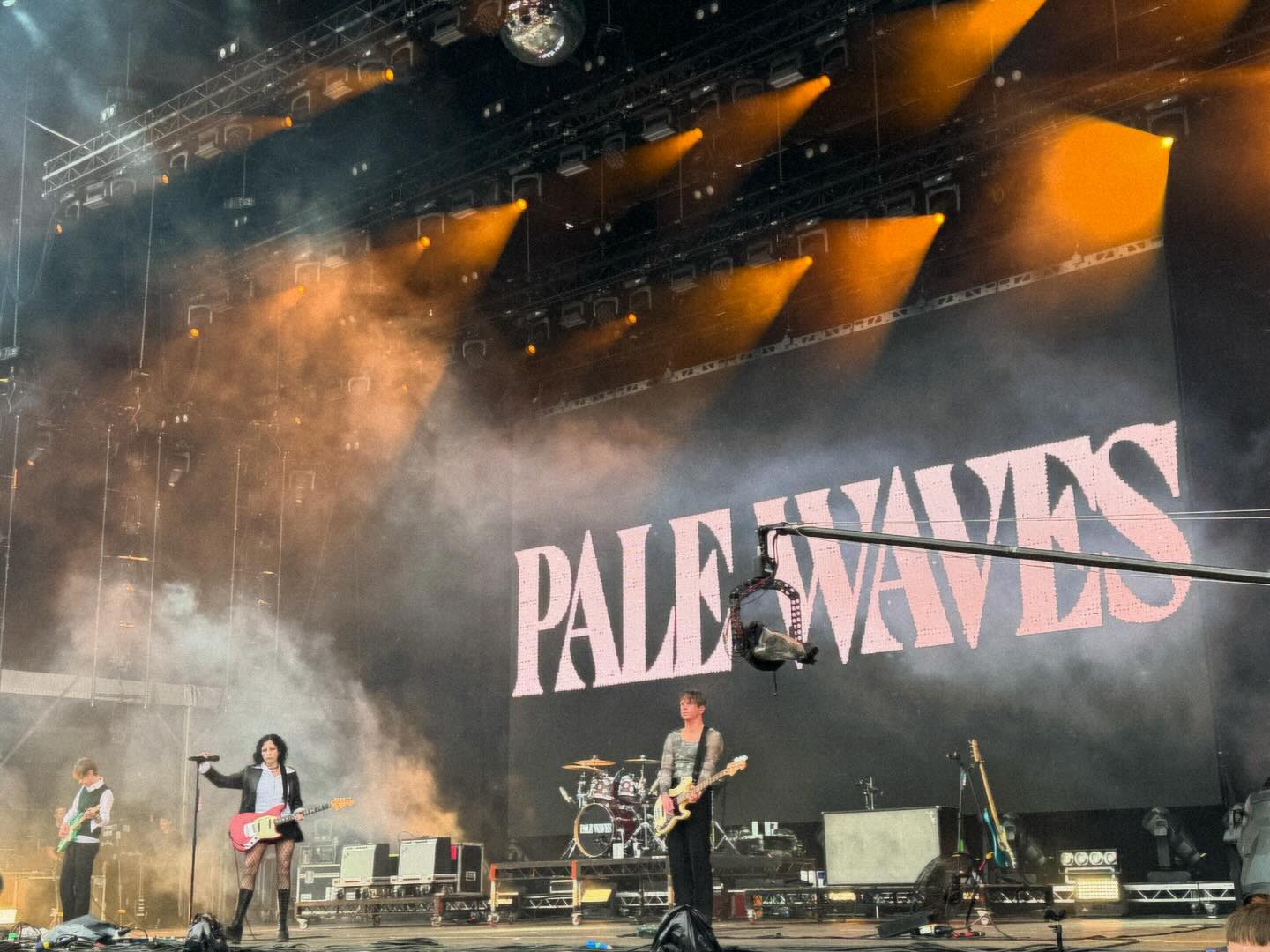 Very much enjoyed hanging out at the front with my “Little” girl to watch Pale Waves at Kendal Calling this weekend they rocked 🤘🏻🏳️‍#palewaves #kendalcalling2024 #lgbtq